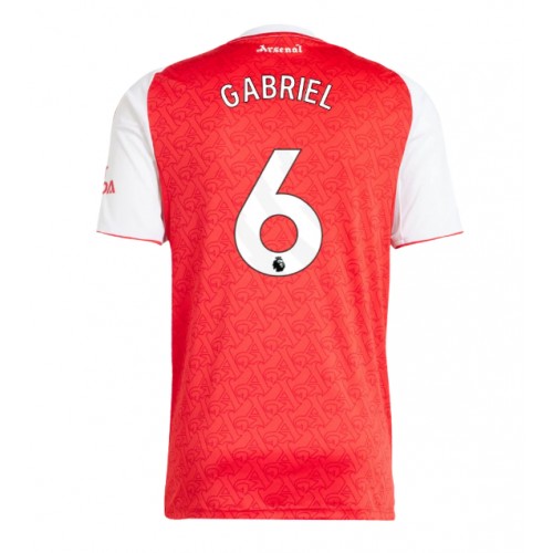 Arsenal Gabriel Magalhaes #6 Hemmatröja 2025-26 Kortärmad Arsenal Gabriel Magalhaes #6 Hemmatröja 2025-26 Kortärmad